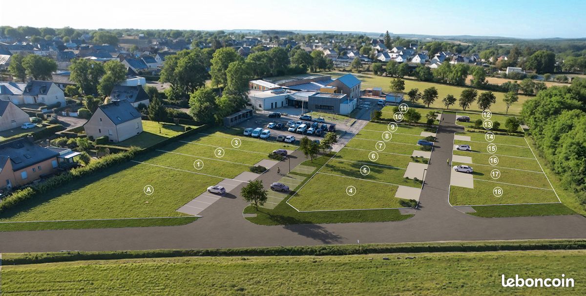 Terrain viabilise · à Plélan-le-Grand · 49 500 €