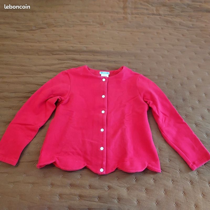 Gilet rouge jacadi (image 1)