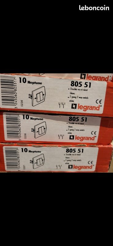 Lot matériels électriques legrand (image 2)