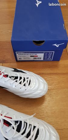 Crampons Mizuno Monarcida Neo III Rugby SI Noir et rouge
