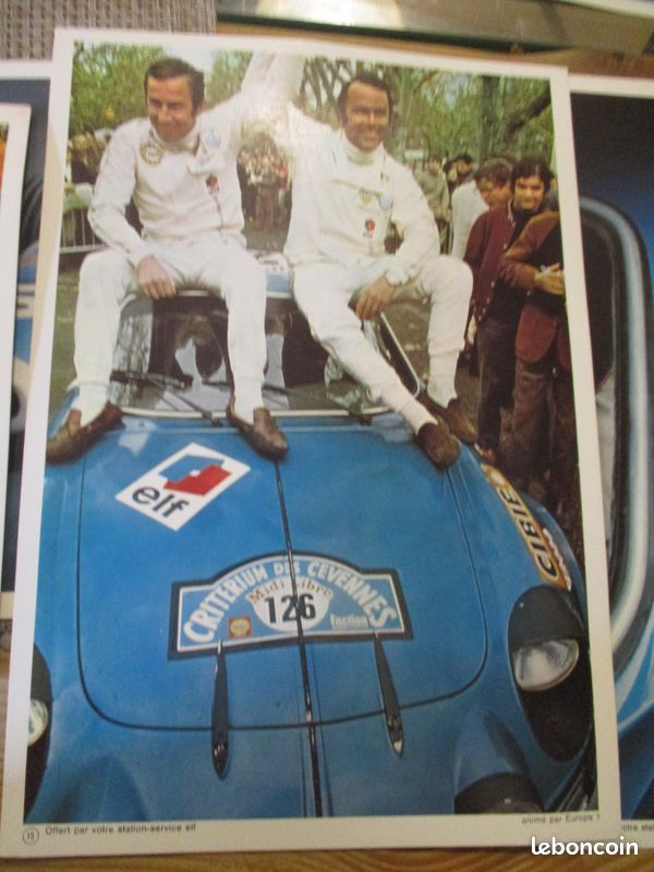 Collection Complète ELF COMPETITION 1970 - 24 Fiches Renault Alpine Matra