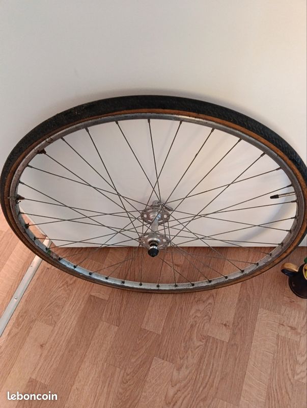 Roue arrière jante Mavic Monthlery Pro – Corps de roue libre - Moyeu Campagnolo Record avec serrage - Équipements vélos