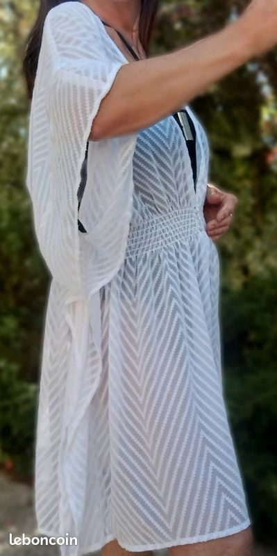 VENDU...Robe tunique de plage LOLA Paris ( ou déshabillé) comme Neuve de 38 à 42 (image 4)