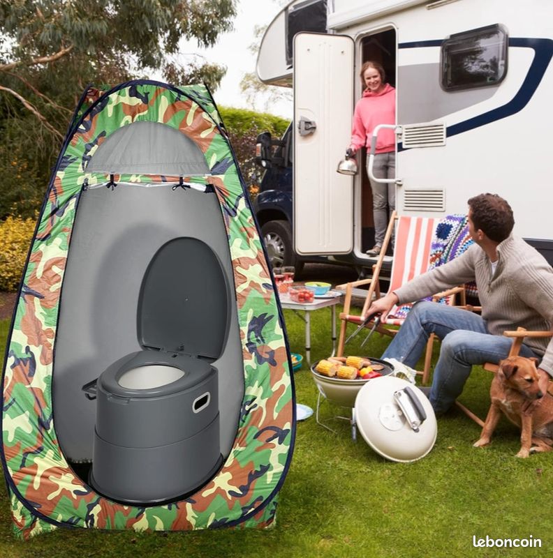 Pot De Voyage Pliable Extra Large Pour Camping - Toilette Portable Adulte - Neuf