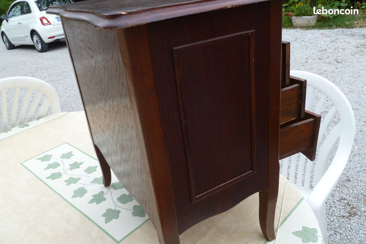 Meuble en bois travailleuse de couture (image 4)