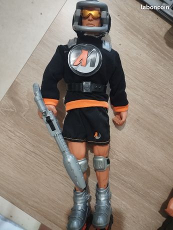 Figurine Action Man Dr. X Kenner 1995 - Cerveau Et œil Laser électronique - Neuf, Vintage !