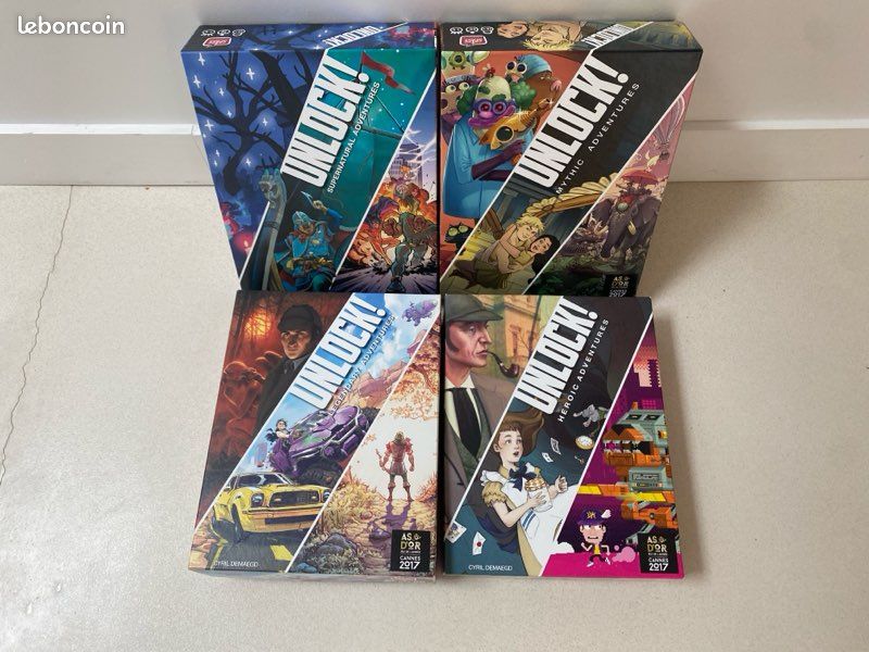 Lot de 4 jeu Unlock (image 1)