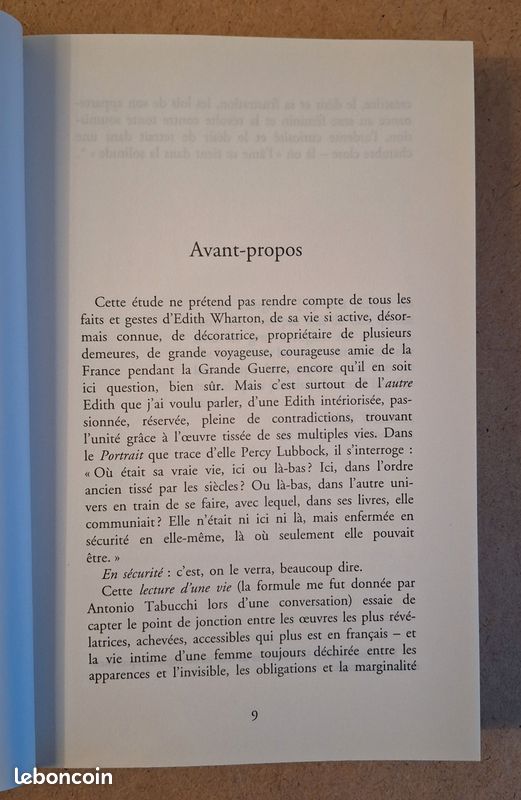 Edith Wharton - Lectures d'une vie - Diane de Margerie - TBE (image 3)