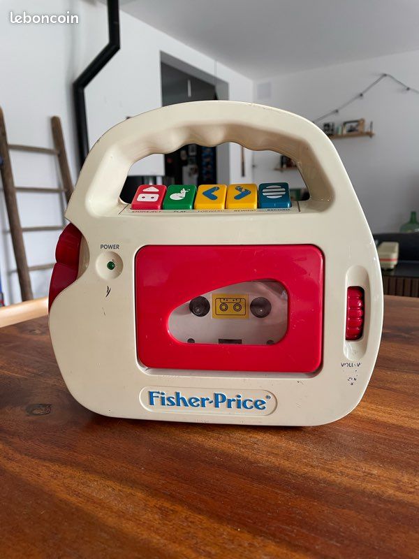 Magnétophone K7 Fisher Price 1980