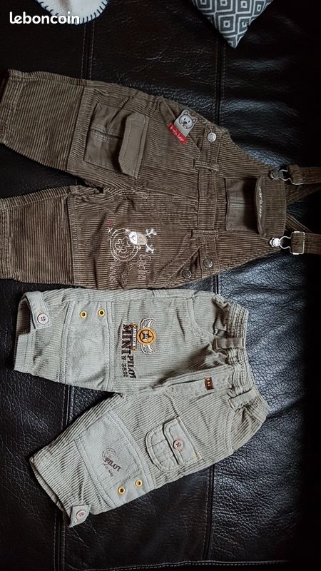 Lot salopette + pantalon (image 2)
