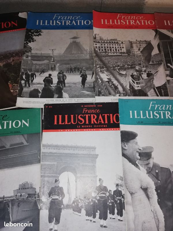 Vends revues anciennes "France illustration" 1945 - 1949 (image 1)