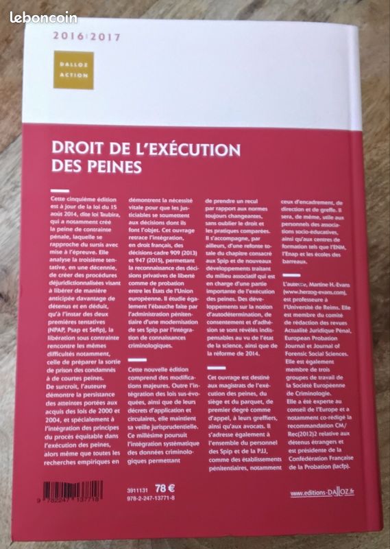 Droit de l'exécution des peines 2016 2017 (image 2)