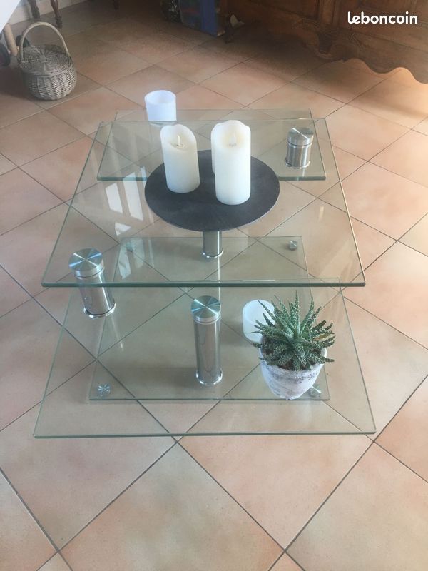 Table basse en verre (image 7)