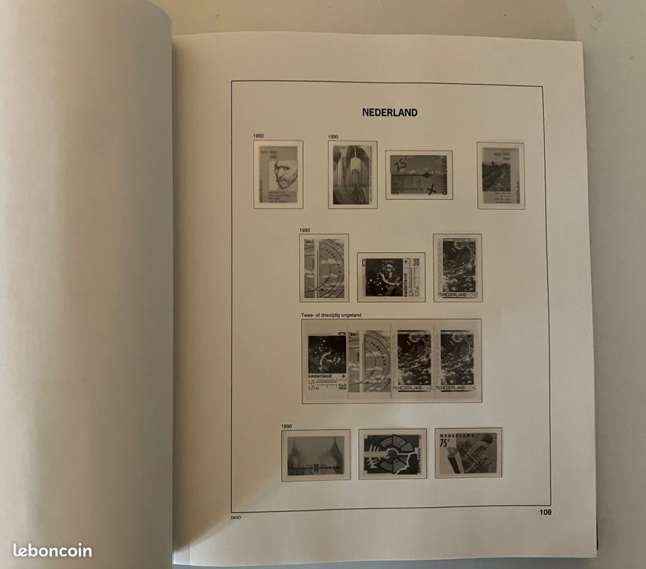 3 albums DAVO NEDERLAND avec timbres non oblitérés (PAYS BAS NETHERLANDS ) (image 10)