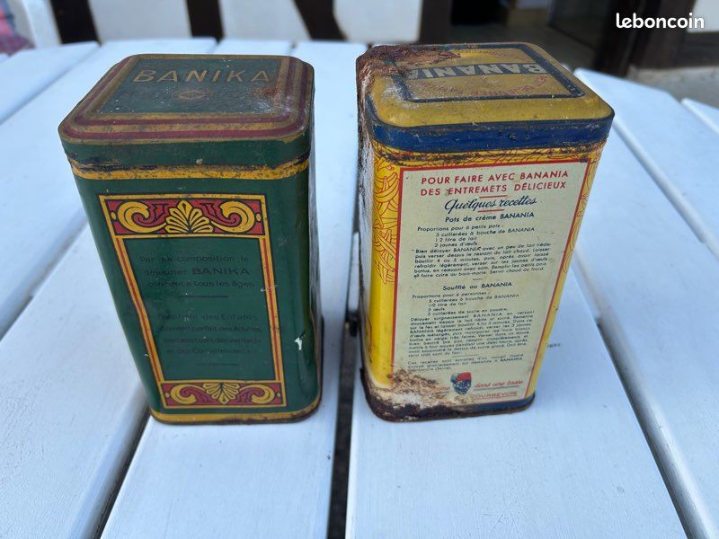 Lot 2 boîtes BANAKA 1920-1950 et BANANIA 1950-1960 (image 2)