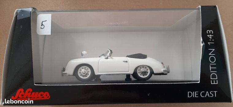 Porsche 356 C Cabriolet 1965 white Police Düsseldorf 1/43