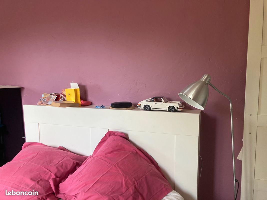 Vend tête de lit Ikea blanc (image 2)