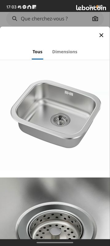 Evier neuf fyndig de chez IKEA (image 1)