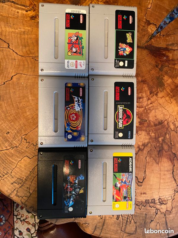 6 jeux SNES Loose (image 1)