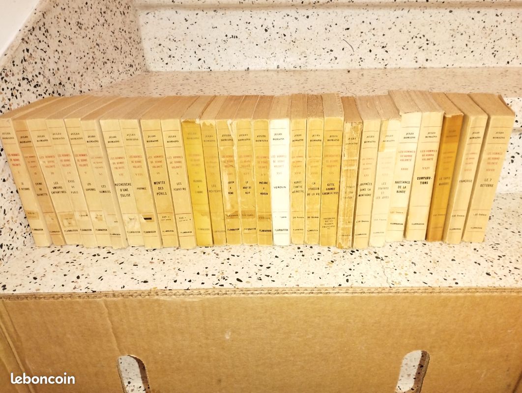 Lot complet saga historique rare : 27 romans les hommes de bonne volonté 1,2,3,4,5,6,7,8,9,10,11,12,13,14,15,16,17,18,19,20,21,22,23,24,25,26,27, jules romains (image 1)
