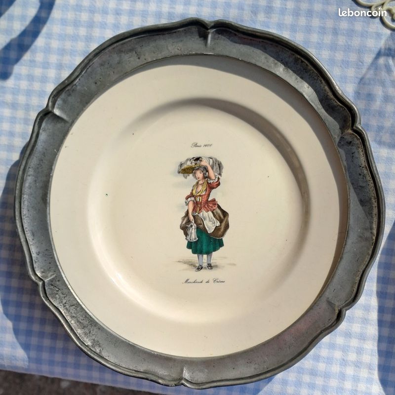 Jolie assiette Saint Clément (image 1)