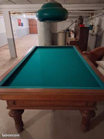 Queue De Billard Vintage Avec 2 Chevillotes Et Sac De Transport - Occasion