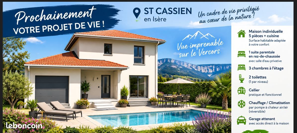 Maison 101 m² · à Saint-Cassien · 101 m² · 345 000 €