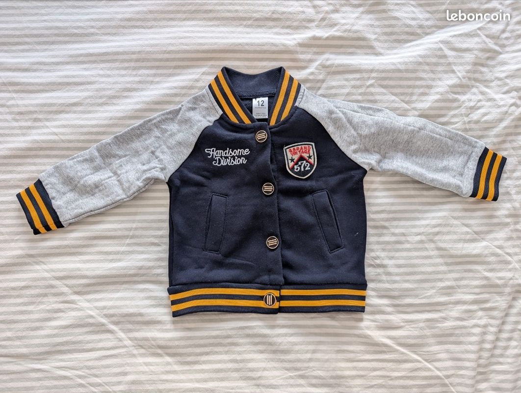 Ensemble veste et bodie bébé T12 mois (image 2)