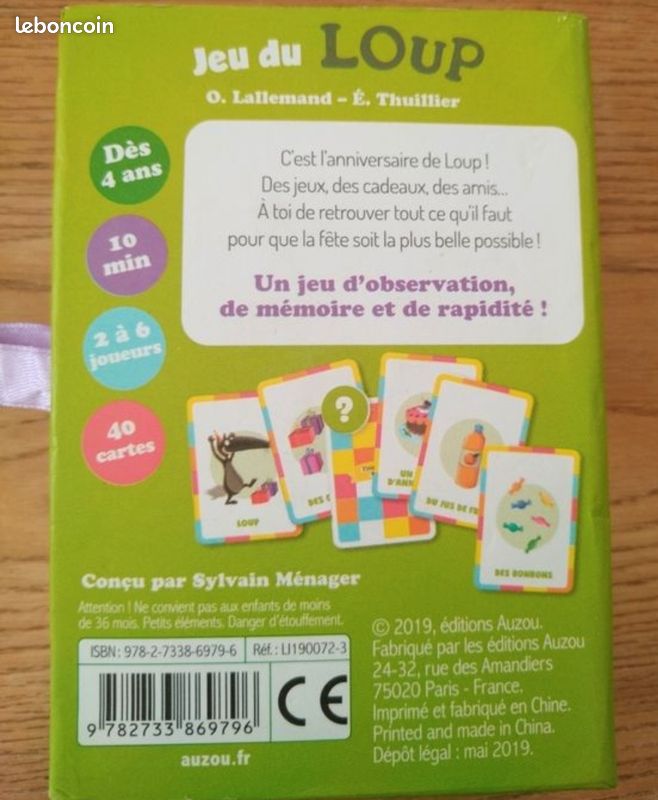 Jeu du loup, dès 4 ans, Auzou (image 3)