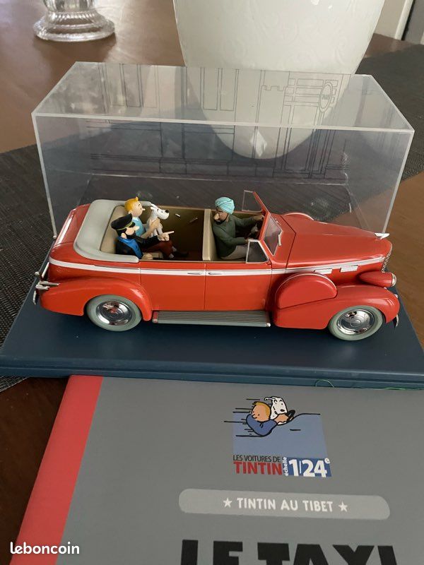 Les Voitures De Tintin  Echelle 1:24  - Hachette - N°07 Le Taxi De Chicago  Tintin En Amerique  P Image 416641 Grande