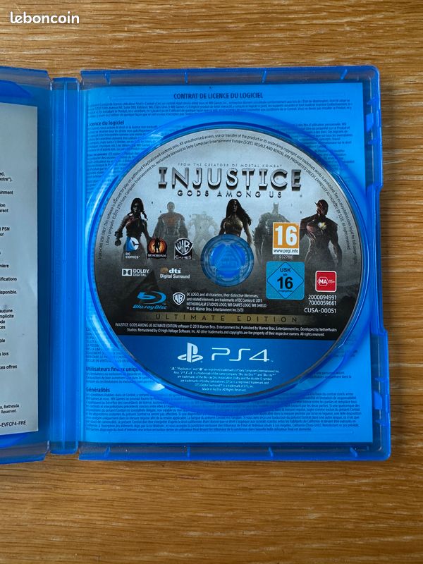 INJUSTICE : LES DIEUX SONT PARMI NOUS Ultimate Edition - Sony PS4 - Neuf VF