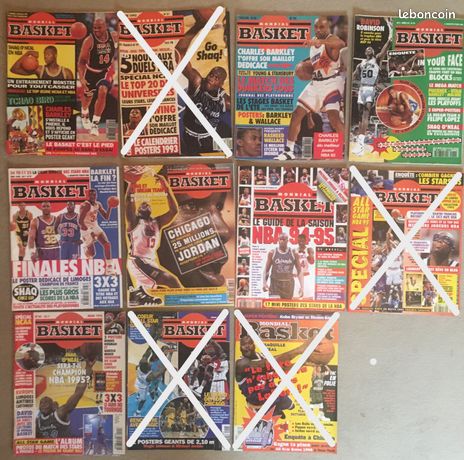 Rare Poster / Magazine Mondial Basket 1994 - Année Malone - Livraison Offerte