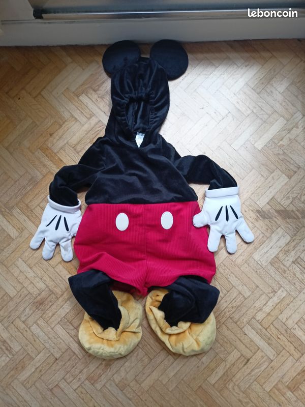 Déguisement Mickey taille 3 ans (image 1)