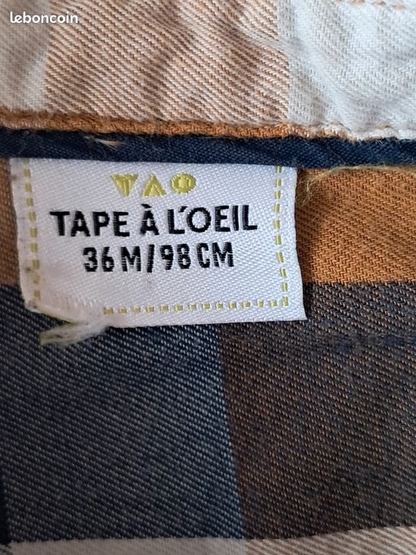 Chemise garçon 36 mois (image 2)