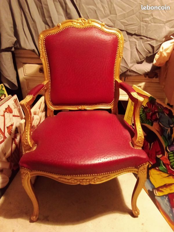 Fauteuil bergère d époque (image 1)