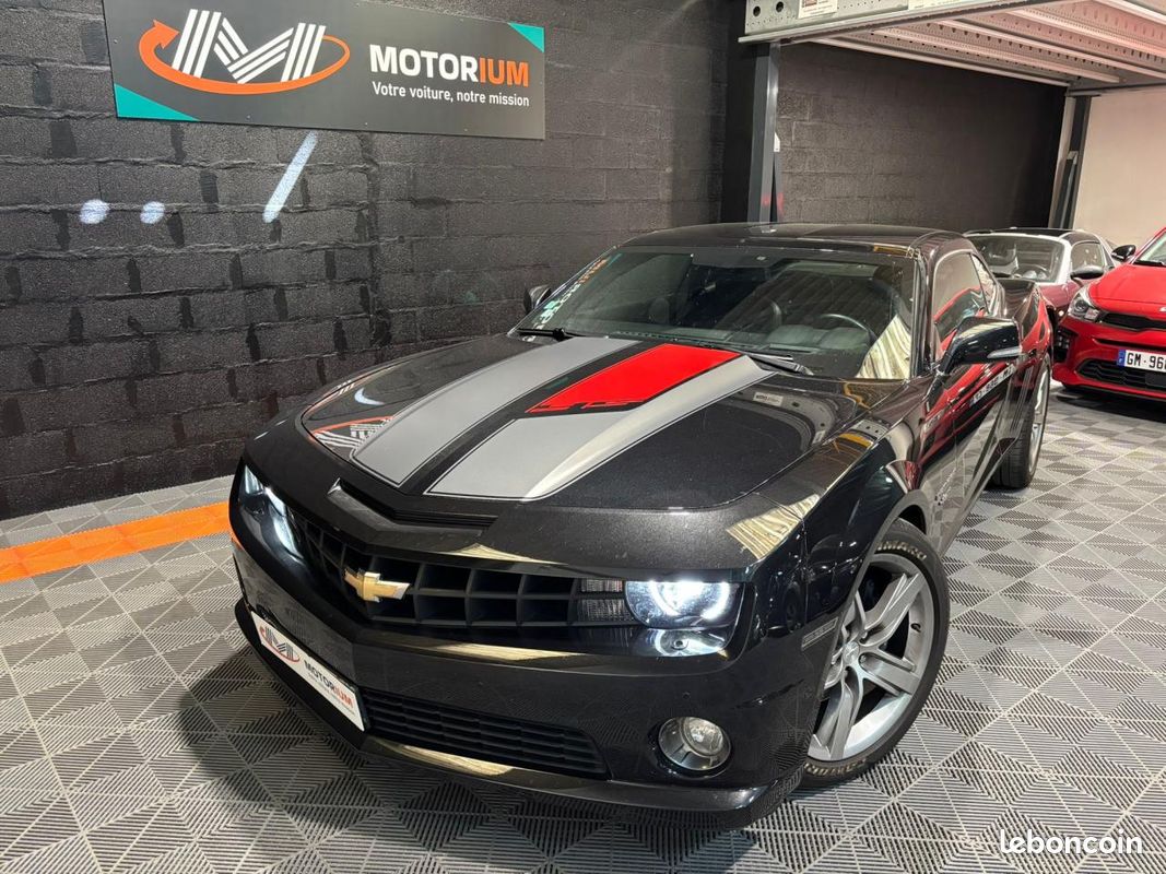 CHEVROLET CAMARO Coupé 6.2 V8 - 400CV 2012 - 45th ANNIVERSARY - PACK CARBONNE INTERIEUR - LIGNE SUR MESUR (image 1)