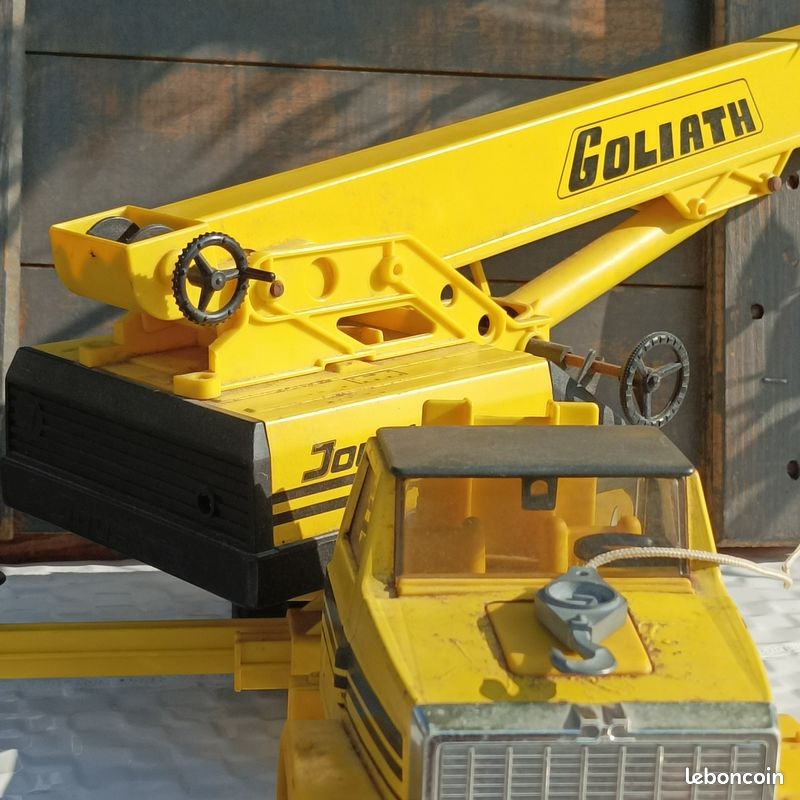 Ancienne Grande Grue 478 En Tôle, Joustra, Dans Son Carton D'origine