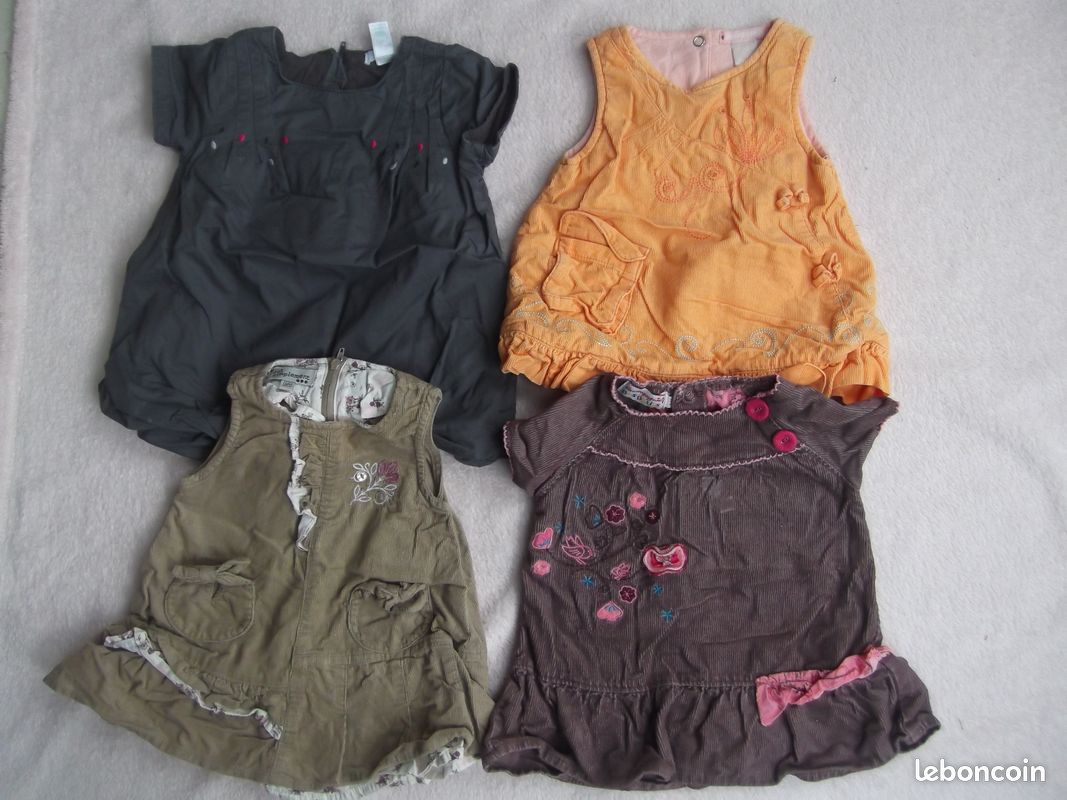 6 robes hiver taille 3 mois (image 1)