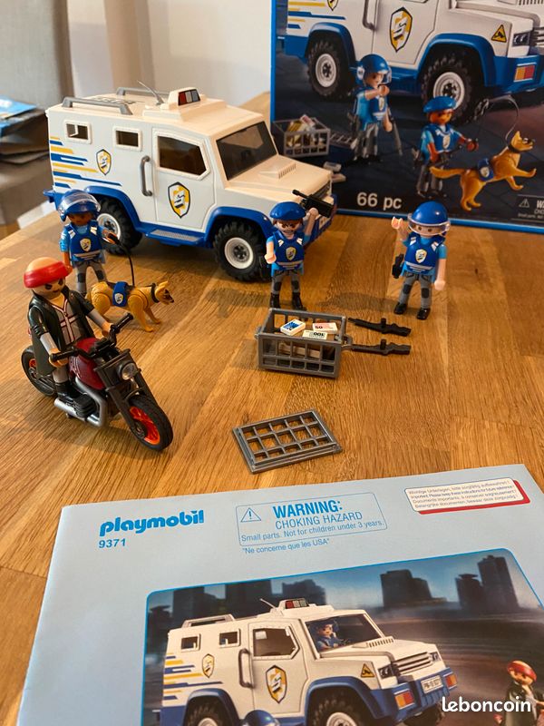 Playmobil 9371 - Véhicule De Sécurité Blindé, Neuf, Thème Ville En Action