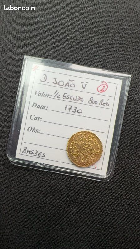 Monnaie Or Portugaise (image 1)