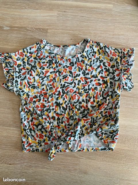 Blouse tee shirt colorée fille 6 ans (image 3)