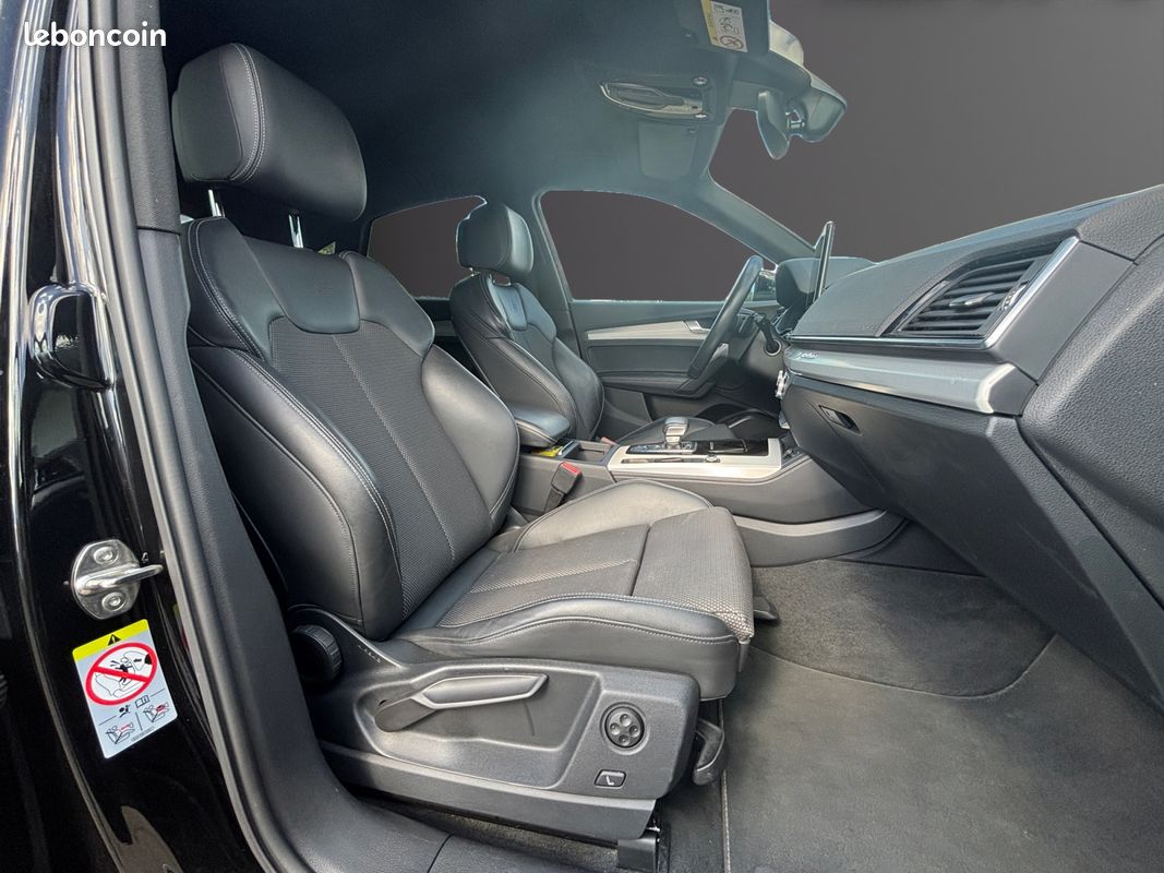 AUDI Q5 SPORTBACK 40 TDI 204 QUATTRO S LINE S TRONIC 204Ch Garantie 12 mois - Suivi Audi - Caméra de recul - ACC - Sièges Massant (image 10)