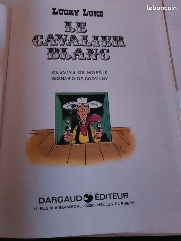 Lucky Luke 1975 Le cavalier blanc Par Goscinny, Morris (Illustrations) (image 3)