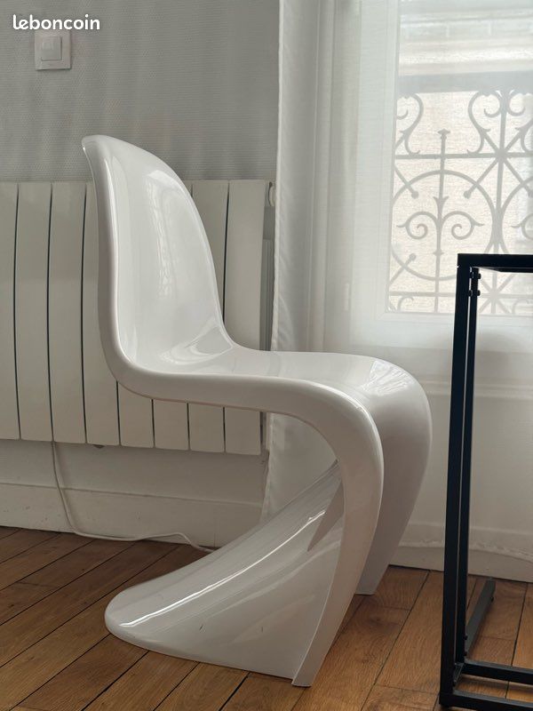 Chaise Panton blanc vernis - lot de 4 (image 4)