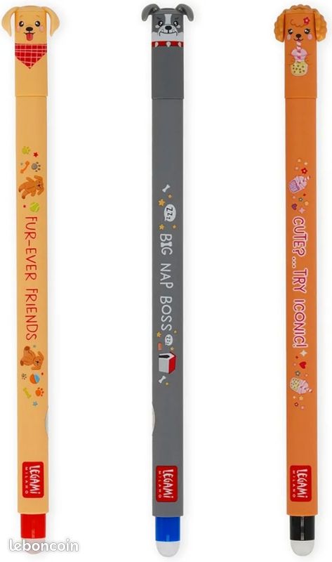 Lot 3 stylos legami chien neuf (image 2)