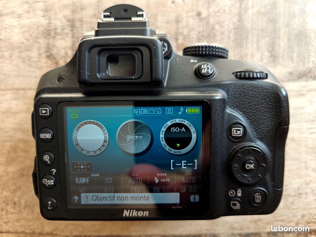 Nikon D3300 boitier nu excellent état avec 10 915 déclenchements vérifiés (image 3)
