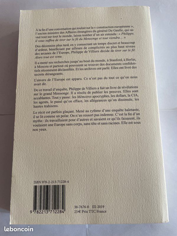 J’ai tiré sur le fil du mensonge et tout est venu, De Villiers (image 3)