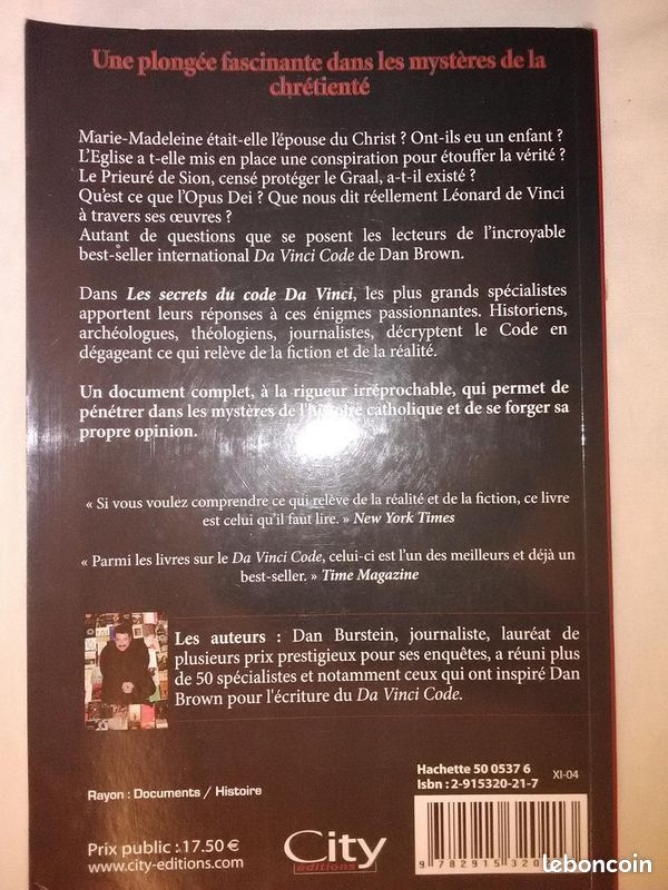 Les Secrets Du Code Da Vinci – Dan Burstein (image 4)