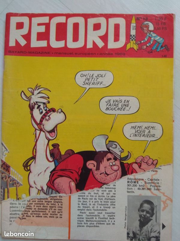 Lot de 7 numéros 1962/1963 magazines Record /n°1 (image 5)