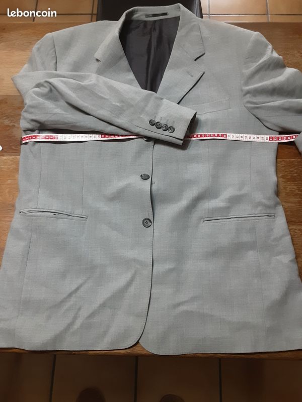 Ensemble costume gris (image 1)